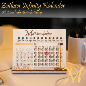 25-004 Infinity Kalender MoManufaktur Titelbild Online Shop