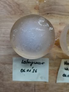 Leitungswasser - Testreihe Wasser zu Eis - MoManufaktur - Water Systems - 06.01.2025 Draufsicht